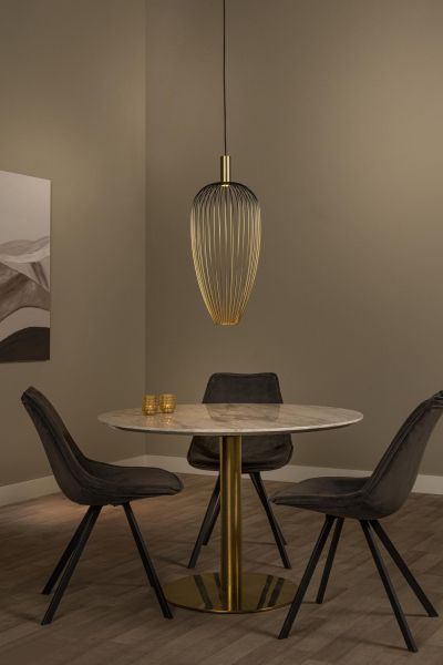 Lucide AURELIE - Pendant light - Ø 30 cm - 1xGU10 (MR11) - Gold - Vibes